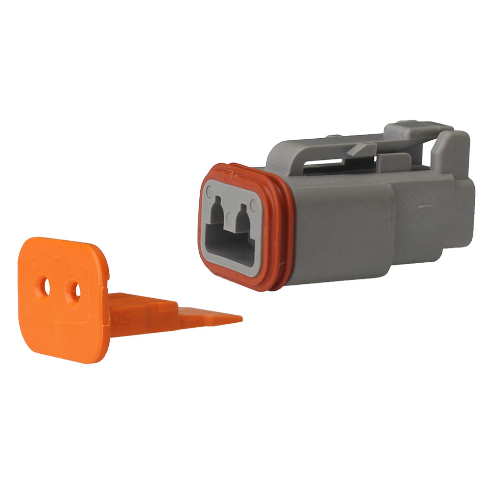 Pacer Group TDT06-2S-10 Deutsch DT Plug & Wedge Lock Kit - 2 Position - 10 Pack