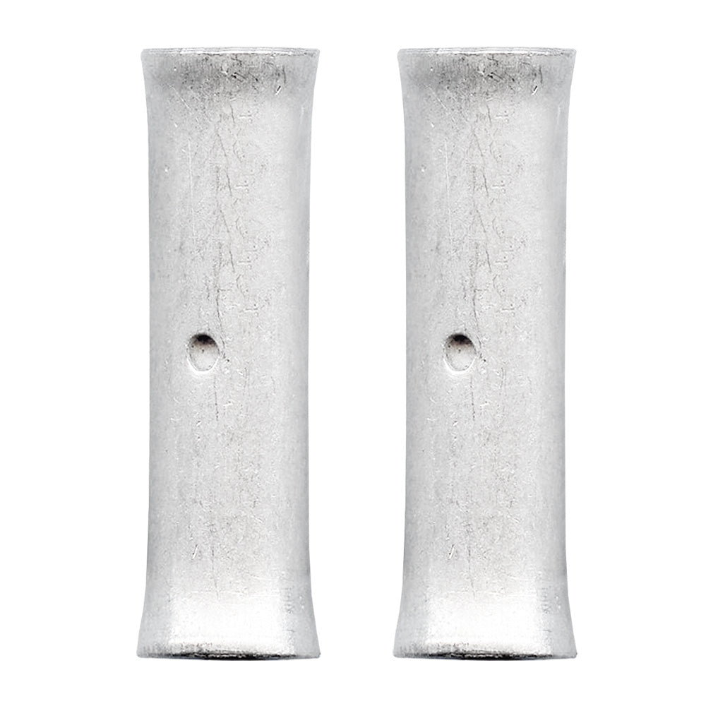 Pacer Group TBS1/0-2 Seamless Butt Splice - 1/0 AWG - Non-Insulated - 2 Pack