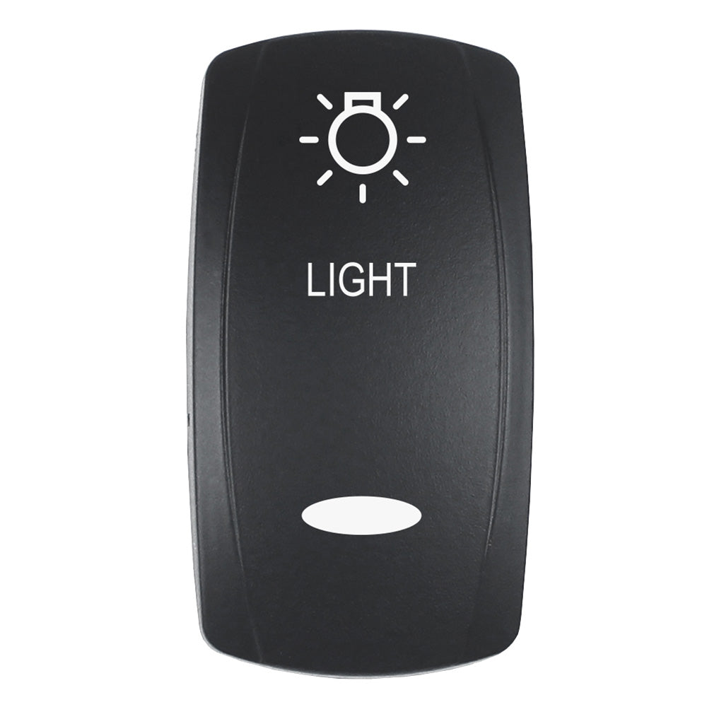 Pacer Group EV2LE-LT Actuator - Light for V Series Contura Switches - Black - Laser Etched