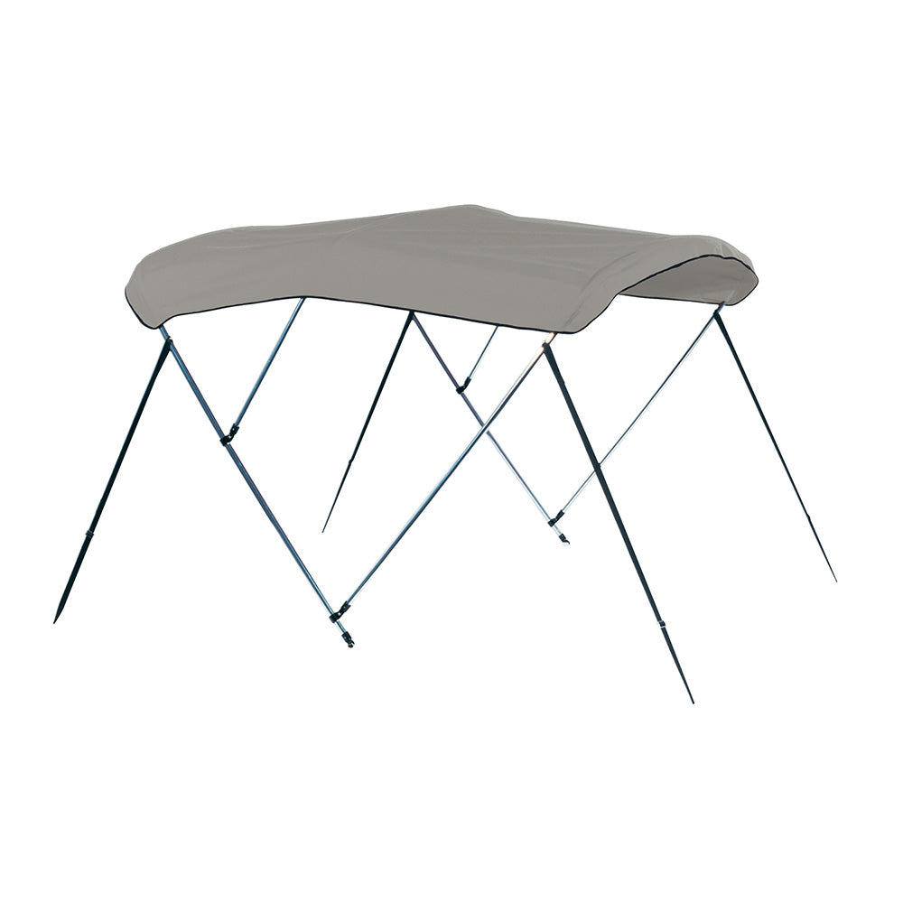 Carver by Covercraft 3 Bow 4669U Bimini Top with Boot - Cadet Grey Acrylic
