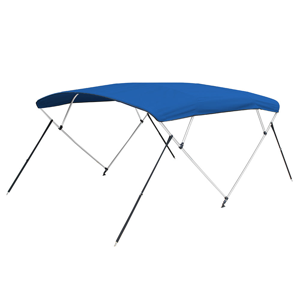Carver 3 Bow A5487UB-04 Bimini Top with Boot - Pacific Blue Acrylic