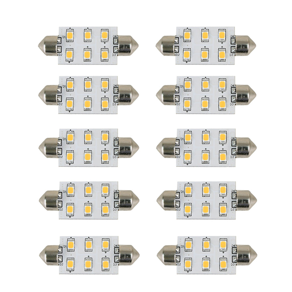Scandvik 41162 Warm White LED Bulb 10-Pack