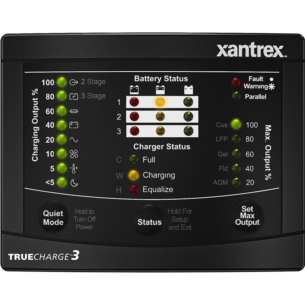 Xantrex TRUEcharge3 Remote Panel 808-8040-10 - Advanced Battery Charger Monitor