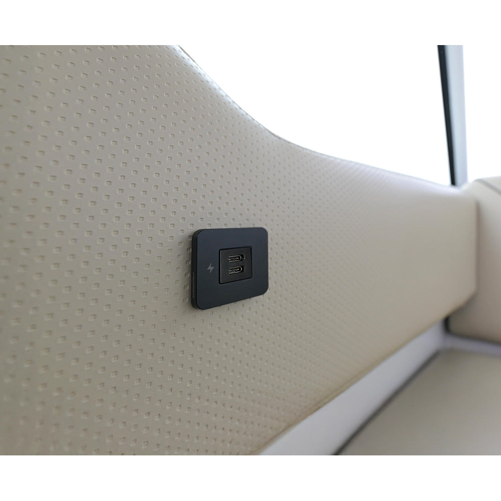 Scanstrut TILE USB-C Interior Charging Socket SC-TILE-20 - 12/24V - Black Bezel