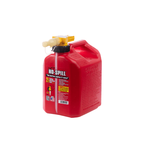 No - Spill 1405 2.5 - Gallon Gas Can (5 - Pack) – Red HDPE Fuel Container with Thumb - Control Spout - Autosphere