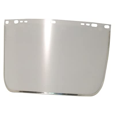 ANCHOR BRAND, 101-3440-B-CL, ANCHOR 9" x 15.5" Clear Bound Visor for Jackson Face Shields – Aluminum/Plastic, Snap Closure