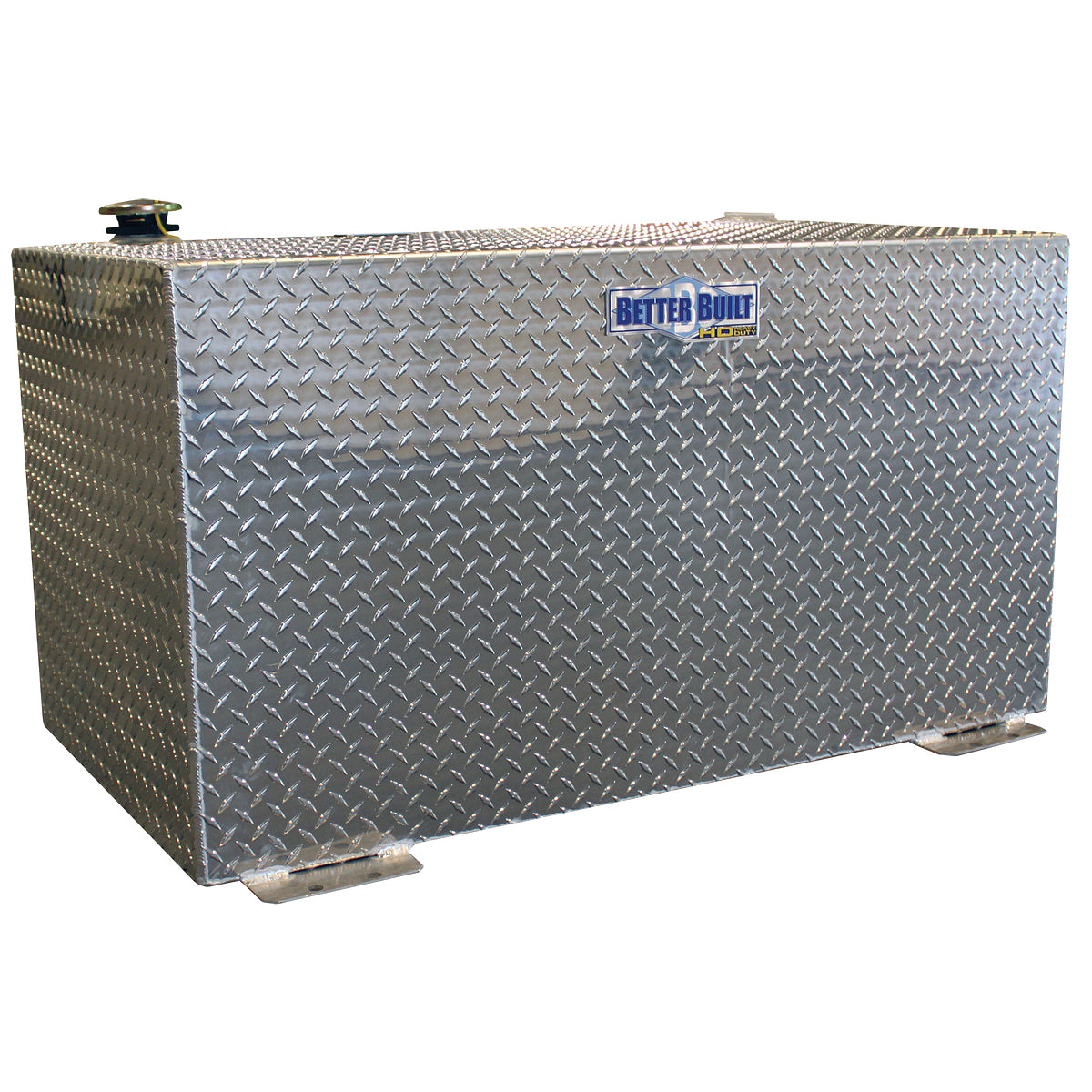 Better Built Aluminum Transfer Tank 100 Gallon Rectangle - Durable Truck Bed Fuel Storage