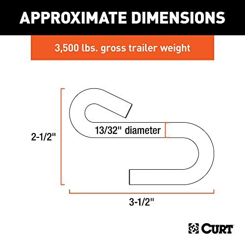 Curt Manufacturing 81640 13/32 Inch Shook with 3500 lb Capacity