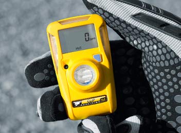 BW Technologies BWC2-M BW Clip Carbon Monoxide (CO) Single Gas Monitor – 35/200 ppm Alarms, Battery Powered, Yellow