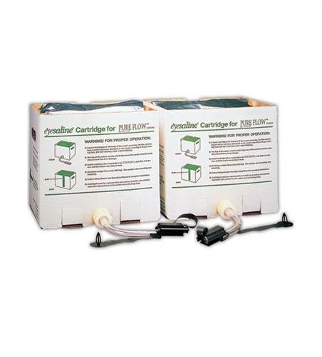 Honeywell 32-001050-0000-H5 Fendall Pure Flow 1000 Eyewash Saline Replacement Cartridges 2/Pack, Tri-Lingual,