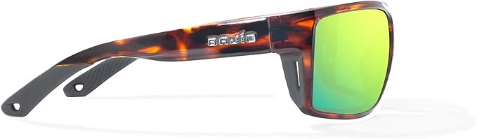 Bajio Sunglasses Bales Beach Green Mirror Glass Brown Tort Gloss