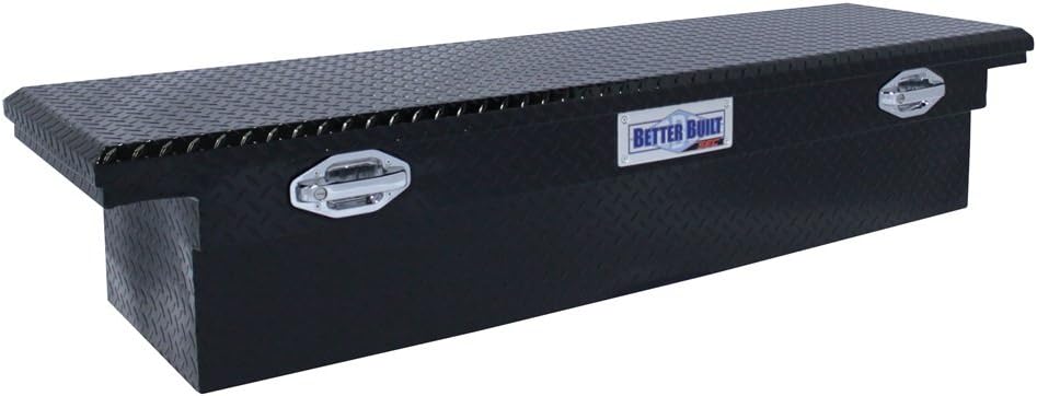 Better Built 79210919 70-Inch Sec Crossover Single Lid Lo-Pro Truck Tool Box in Gloss Black