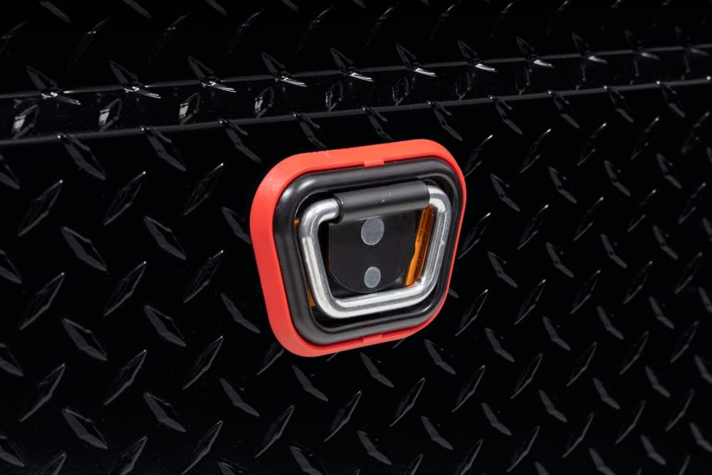 Weather Guard Saddle Truck Tool Box – Gloss Black Aluminum | Full Deep Storage | Model 123 - 5 - 03 - Autosphere