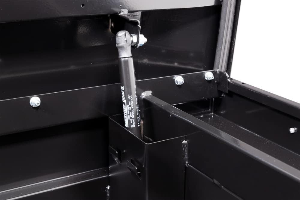 Weather Guard 120 - 5 - 03 Saddle Truck Tool Box – Steel, Gloss Black – - Autosphere
