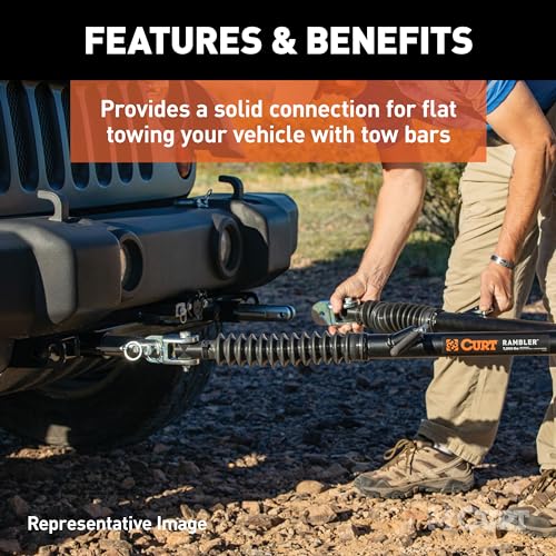Curt Manufacturing 70147 21 C Bronco Custom Tow Bar Base Plate with Twistlock Tabs