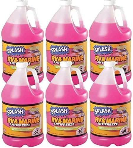 RV & Marine Antifreeze 6 Gal Pink – Splash 619526 - Autosphere