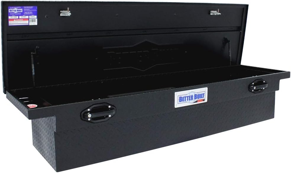 Better Built 70-Inch Crossover Single Lid Low Profile Truck Tool Box in Matte Black, Part Number 79211099