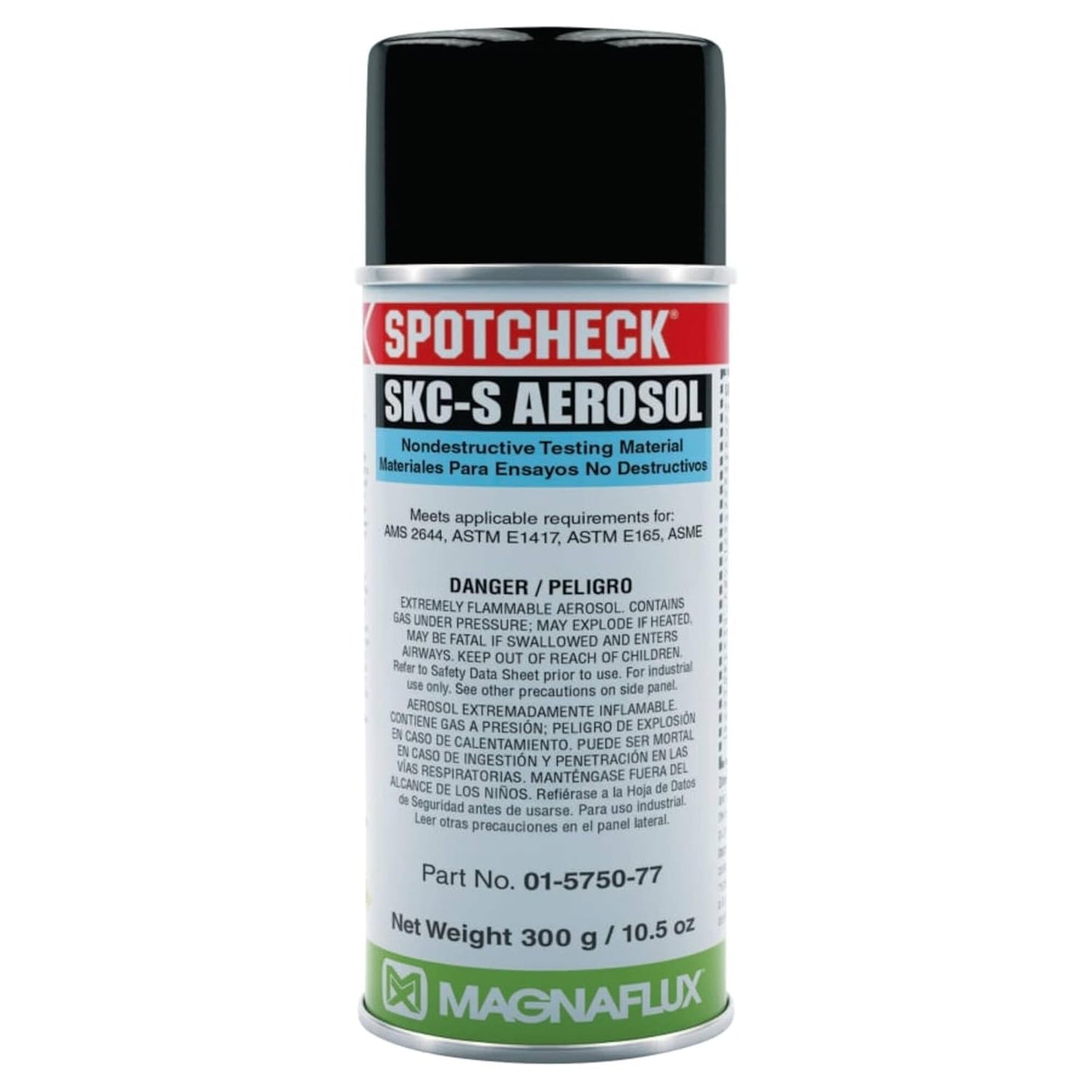 Magnaflux Spotcheck SKC-S Cleaner/Remover – 16 oz Aerosol (Pack of 12) | Naphtha-Based Clear Formula