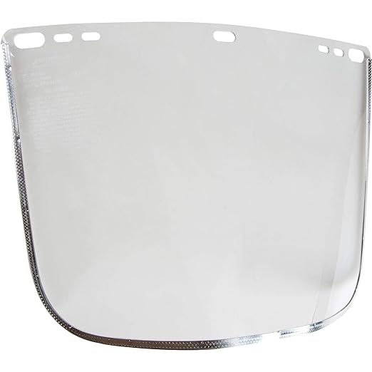 Jackson Safety F30 Bound Acetate Faceshield – Clear, ANSI Z87.1 Certified – 15.5" x 9" (Model 29079)