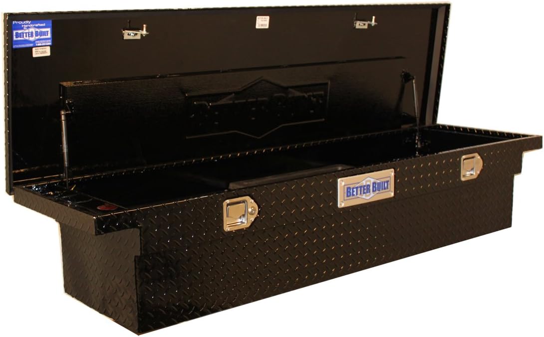 Better Built 73210095 70 Inch Crossover Black Single Lid Truck Tool Box for Chevy Bed