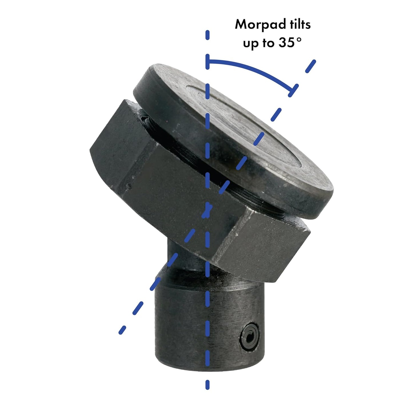 BESSEY 3100736 48000 Series MorPad Swivel, Fits up to 0.925" Diameter Spindle