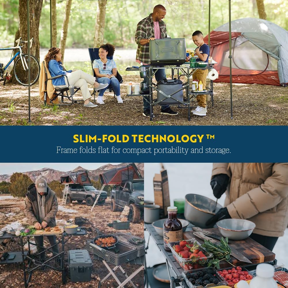 GCI Outdoor 15026 Slimfold Cook Station - Black Chrome - Autosphere