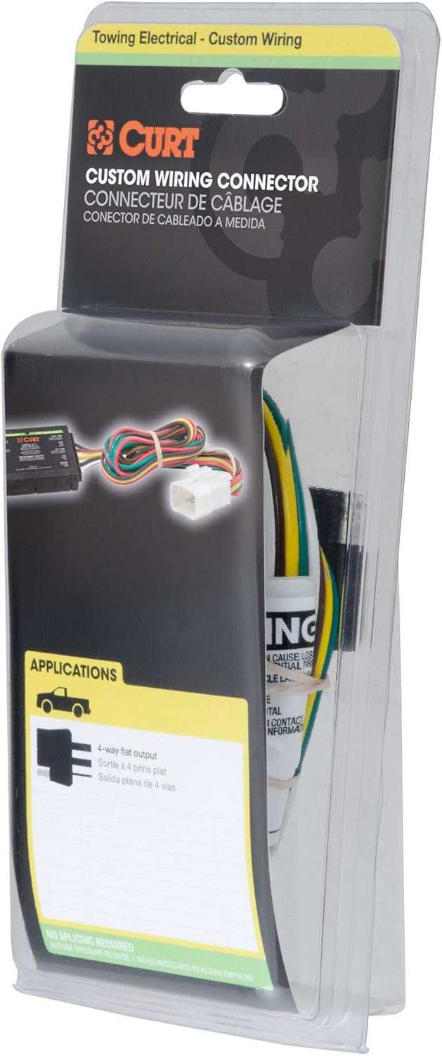 CURT 56429 4-Pin Vehicle-Side Trailer Wiring Harness for Chevrolet Equinox & GMC Terrain β Plug & Play