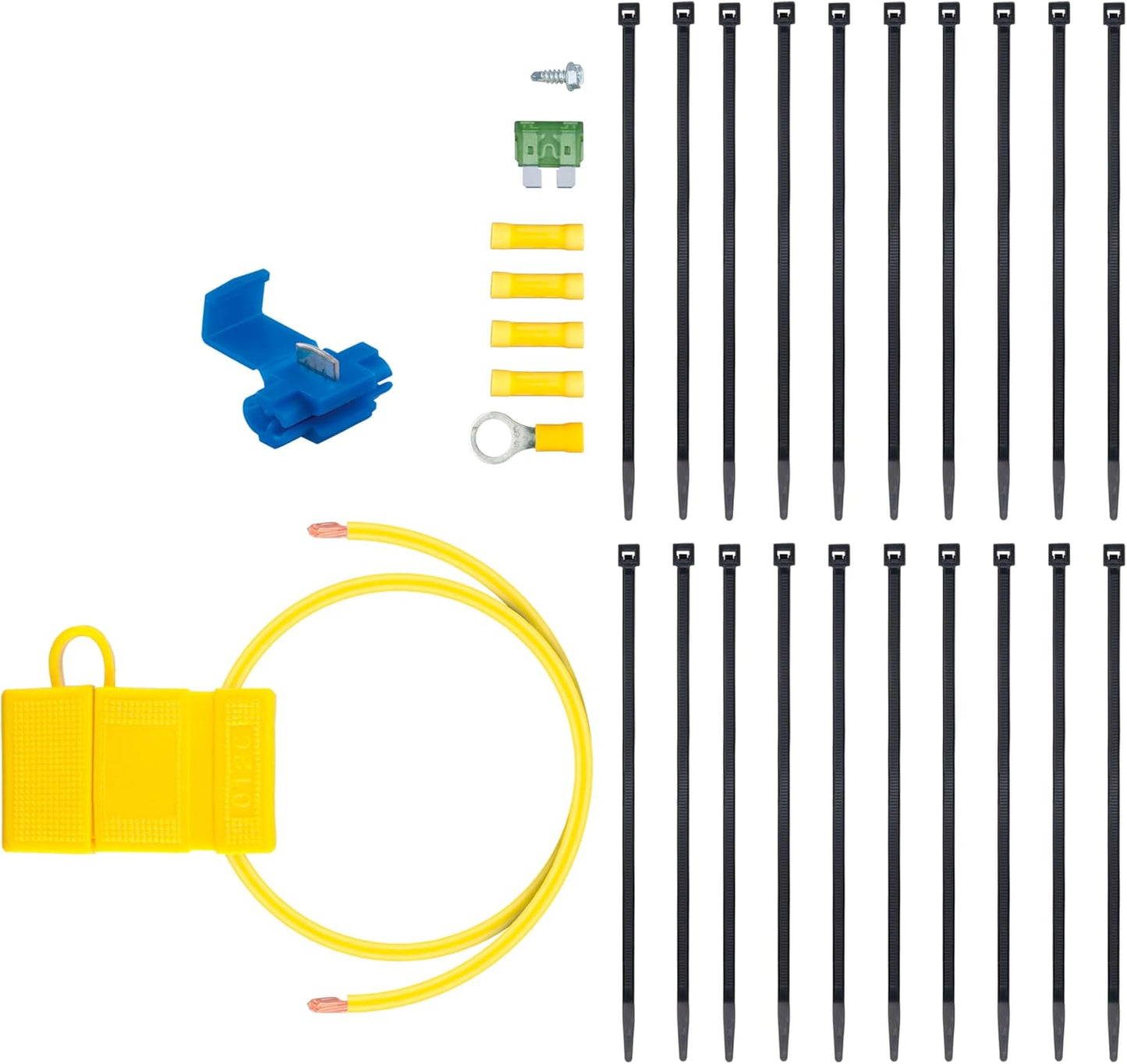Curt Manufacturing 56545 24-C Ranger Custom Wiring Harness with 7-Way RV Blade Output