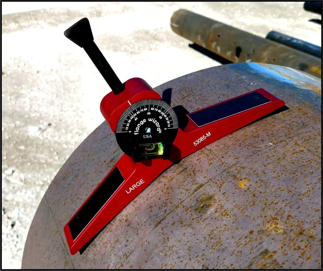 Flange Wizard 53085-M Magnetic Large Centering Head – Red, Aluminum, Manual