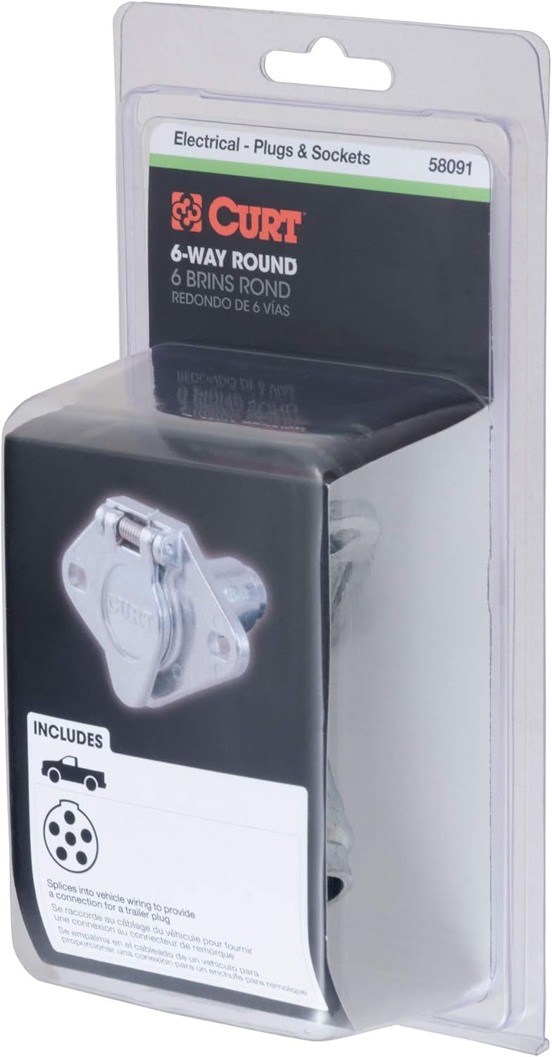 Curt Manufacturing 58091 6-Piece Die Cast Connector Car End Pack