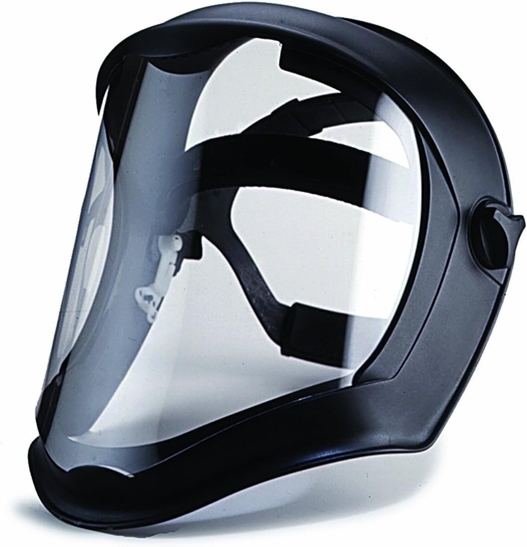 Honeywell Uvex S8510 Bionic™ Face Shield – Hardcoat/Antifog, Clear Lens, Black Matte Frame