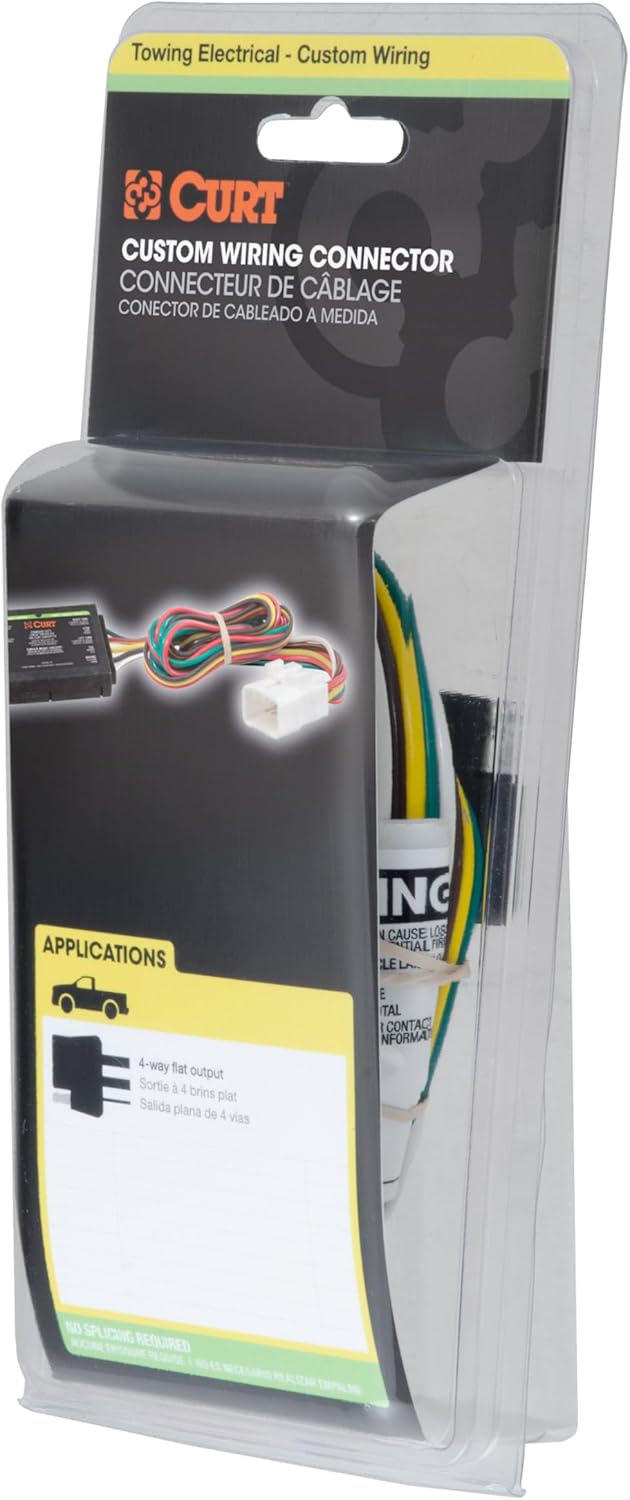 Curt Manufacturing 56538 Custom Vehicle/Trailer Wiring Harness for 25 C Enclave and 24 C Traverse