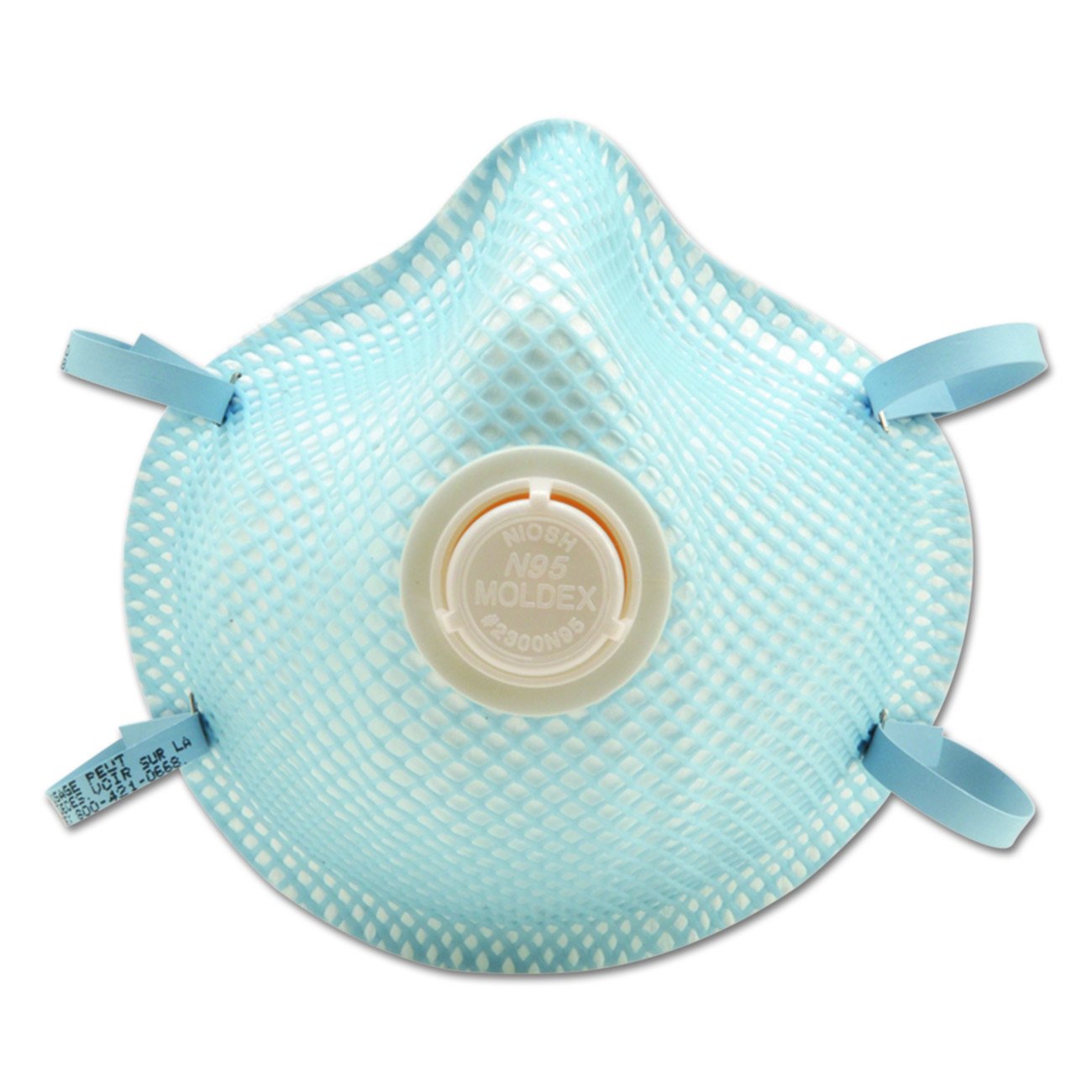 Moldex N95 Disposable Particulate Respirator – Medium/Large | Pack of 10 with Exhale Valve & Dura-Mesh Shell
