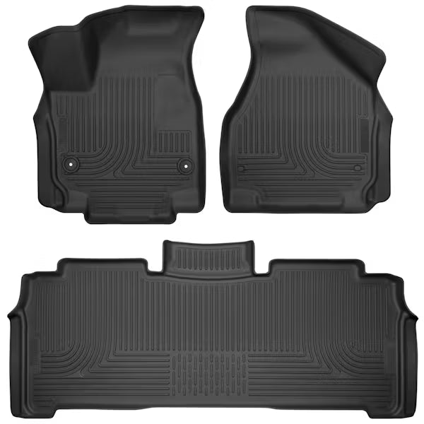 Husky Liner 93771 Pacifica Touring Front & Second Row WeatherBeater Floor Liners in Black