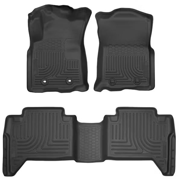 Husky Liner 93881 WeatherBeater Floor Liner for 2016-2017 Tacoma Crew Cab with Manual Transmission