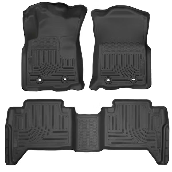 Husky Liner 93931 WeatherBeater Floor Liners for 2023 Toyota Tacoma Crew Cab with Manual Transmission