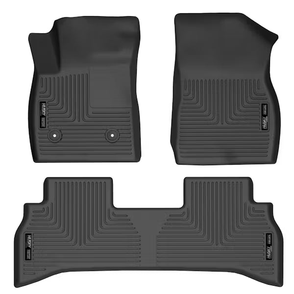 Husky Liner 95161 Trailblazer Rear Wheel Drive Front and Second Floor Liners in Black