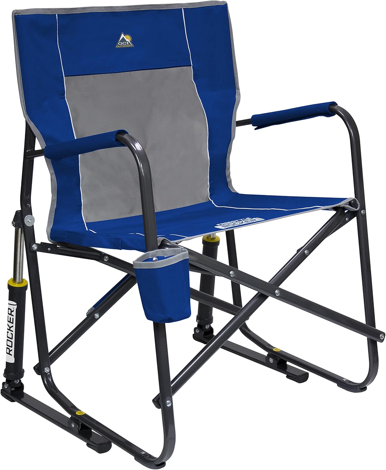GCI Outdoor Comfort Quad Chair 742146 - Heathered Royal Blue - Autosphere
