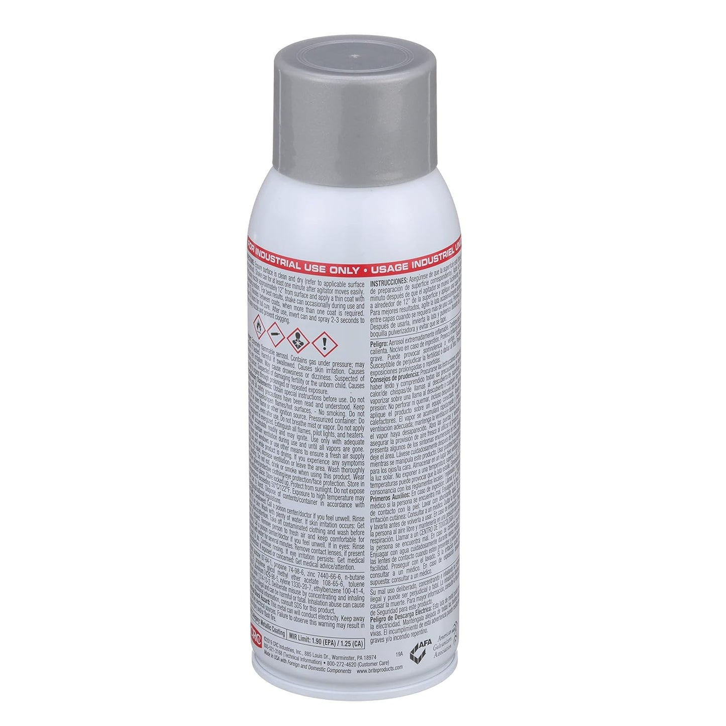 WELD-AID B-100 Brite® Zinc® Galvanizing Compound – 12.5 oz Aerosol Can
