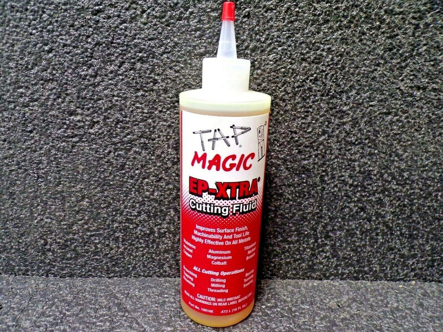 Tap Magic EP-Xtra® Cutting Fluid – 16 oz Squeeze Bottle with Spout (10016E, 12/Case)