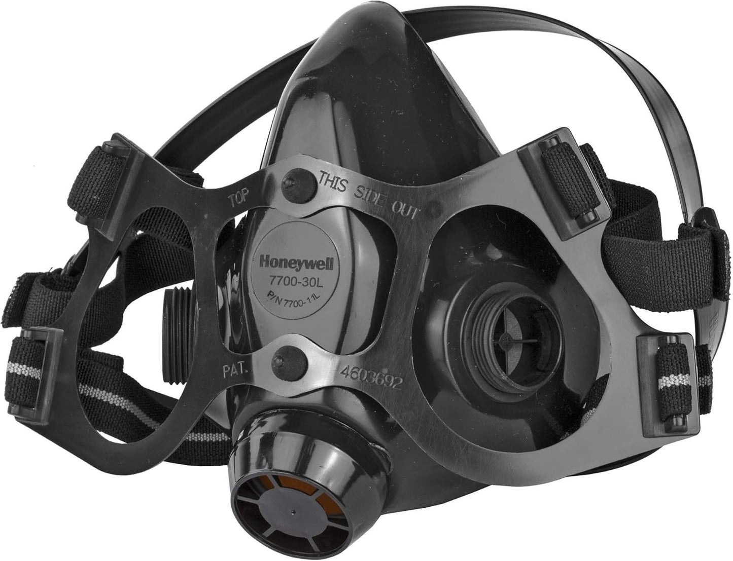 North Safety 770030M 7700 Series Half Mask Respirator – Medium, Silicone, Black (Model NSP770030M)