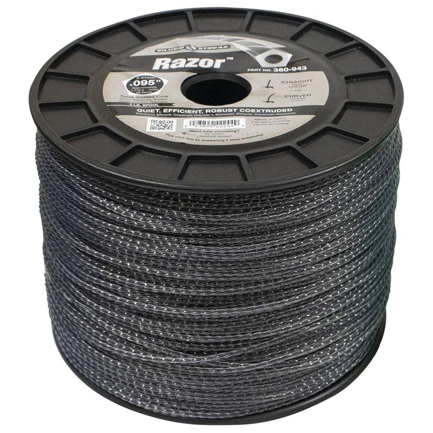 Stens Silver Streak Razor Trimmer Line, .095 5 lb. Spool, ea, 1