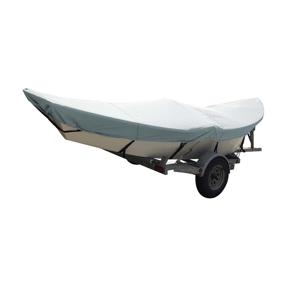Carver by Covercraft Poly-Flex II Styled-to-Fit Boat Cover for 16' Drift Boats - Grey (Part Number: 74300F-10)