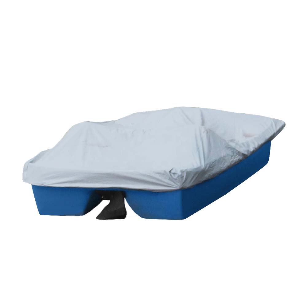Carver by Covercraft Poly-Flex II Styled-to-Fit Boat Cover for 7'2" 3-Seater Paddle Boats - Grey, Part Number 74303F-10