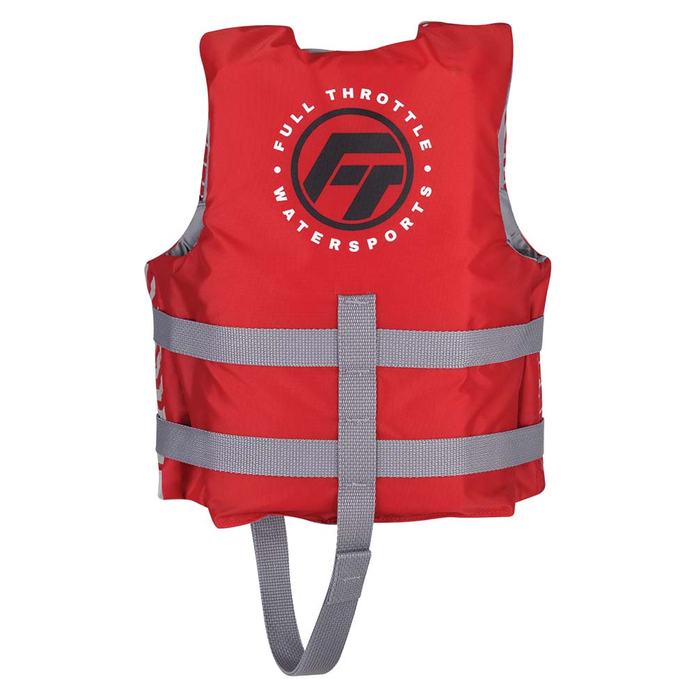 Full Throttle Child Nylon Life Jacket - Red (Part #112200-100-001-22)