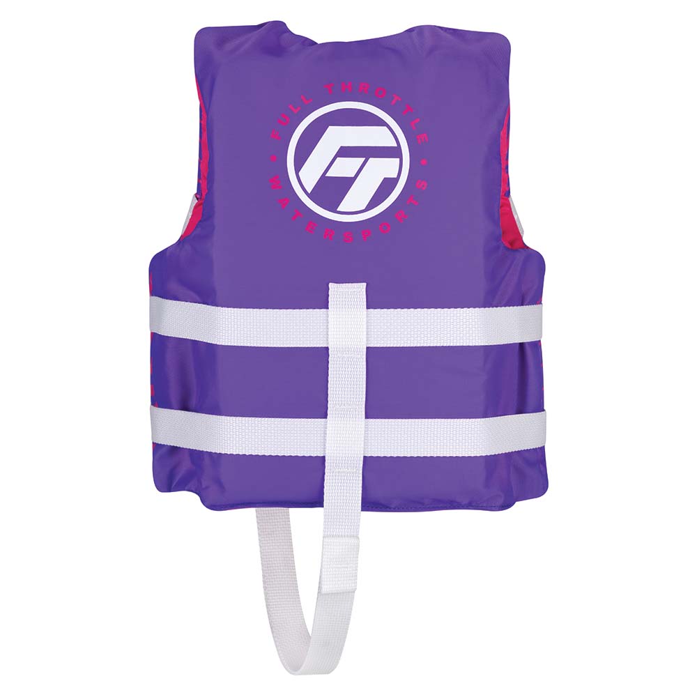 Full Throttle Child Nylon Life Jacket - Purple - Part Number 112200-600-001-22
