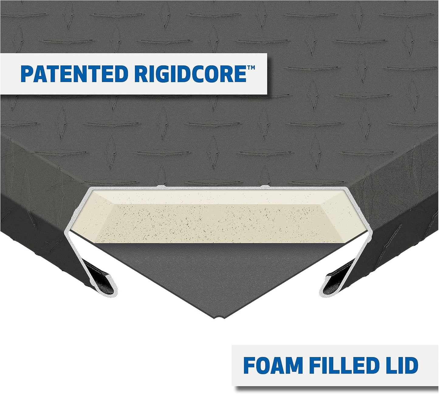 UWS/United Welding Services Secure Lock 48 Under Tonneau Chest in Black Finish (Part #SLC-48-MB)