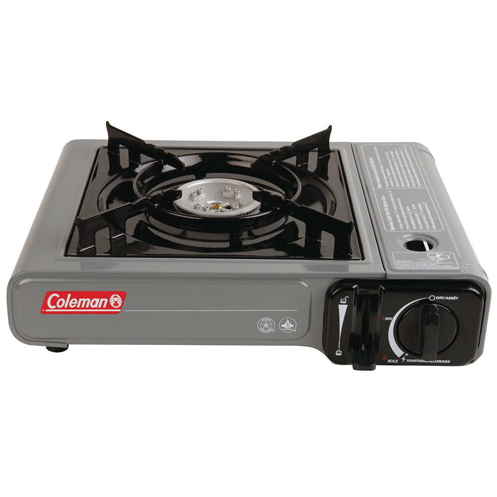 Coleman Table Top 1 Burner Butane Camping Stove - Grey - Part Number 2000037885