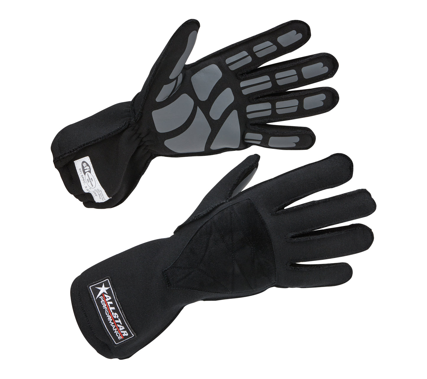 ALLSTAR PERFORMANCE Driving Gloves SFI 3.3/5 Outseam D/L X-Large