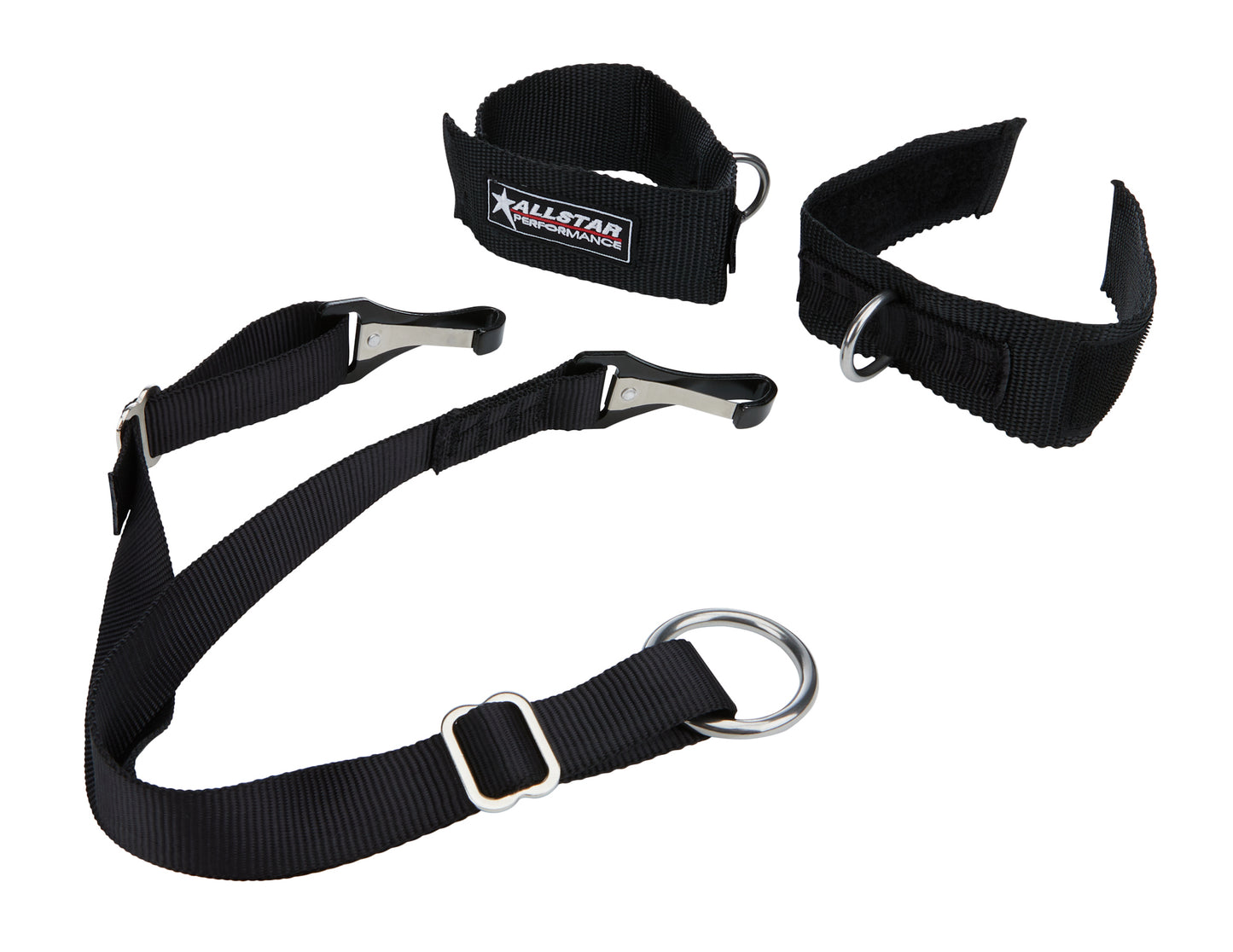 ALLSTAR PERFORMANCE Arm Restraints SFI 3.3 Black Jr - Y-Strap Design